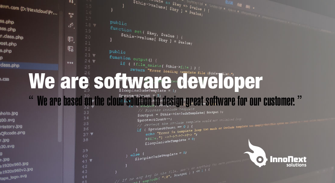 We are software developer